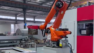 ब्राजील के ग्राहकों के लिए सिक्स-बास्केट प्लैनेटरी मशीन + क्योरिंग फर्नेस सेकेंडरी रोटेशन लाइन